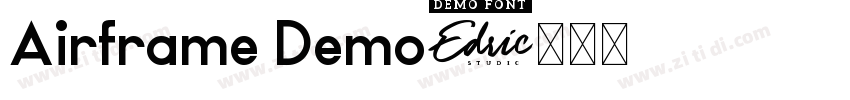 Airframe Demo字体转换